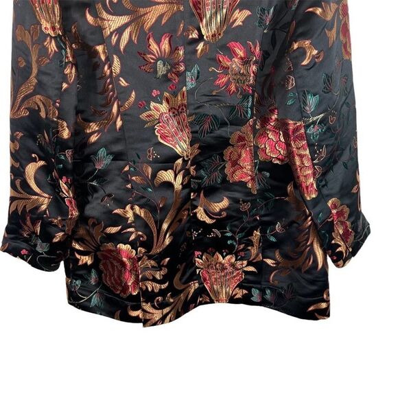 Soft Surroundings Moon Dynasty Asian Inspired Chinoiserie Jacket - Picture 9 of 16